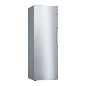 Bosch Serie | 4, Free-standing fridge, 186 x 60 cm, Stainless Steel Inox Look