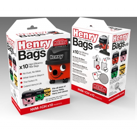 Numatic Henry NVM-1CH Hepa-Flo Bags